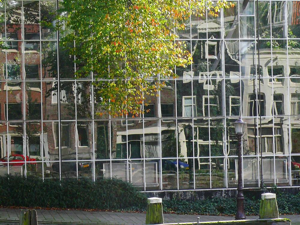 Ilustración de fachada residencial moderna, imagen de marca de Domus Prime